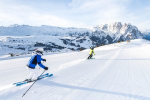 Meravigliose piste da sci in inverno sull'Alpe di Siusi - vacanze in appartamento Schmalzlhof